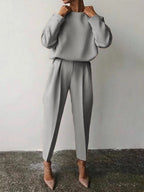 Damen Lässiges Zweiteiliges Set mit weitem Schnitt und stylischen Details R&B