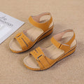 Damen Komfortable Keilsandalen mit verstellbaren Riemen und ergonomischem Fußbett R&B