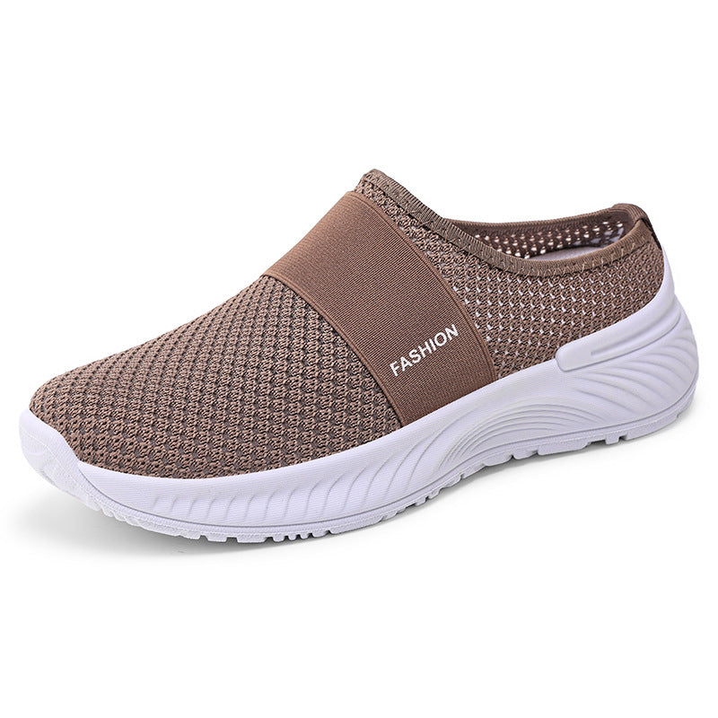 Damen Modische und bequeme Slip-On Sneakers mit atmungsaktiver Obermaterialstruktur R&B