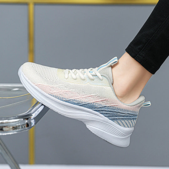 Damen Sportliche Laufschuhe aus atmungsaktivem Mesh mit flexibler Sohle R&B