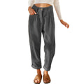 Damen High-Waist Bundfaltenhose R&B