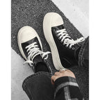 Damen Hohe Sneakers mit modischem Plateau und robustem Obermaterial