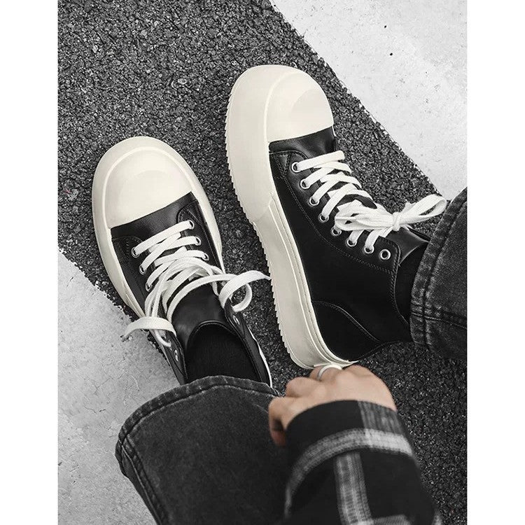 Damen Hohe Sneakers mit modischem Plateau und robustem Obermaterial