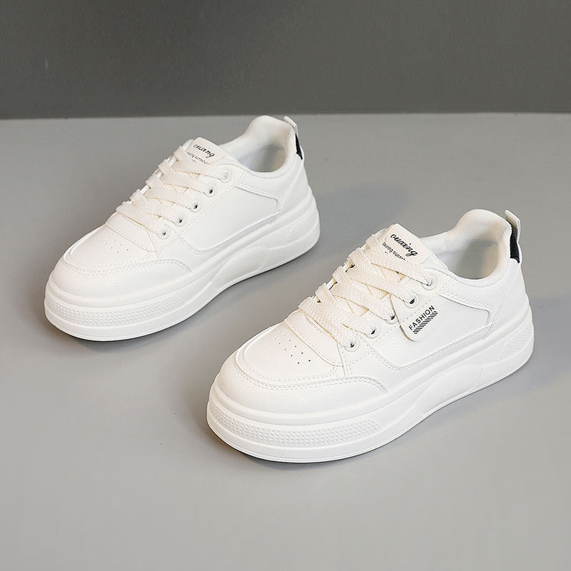 Damen modische Plateau-Sneaker mit zeitgemäßem Design und gepolsterter Sohle R&B