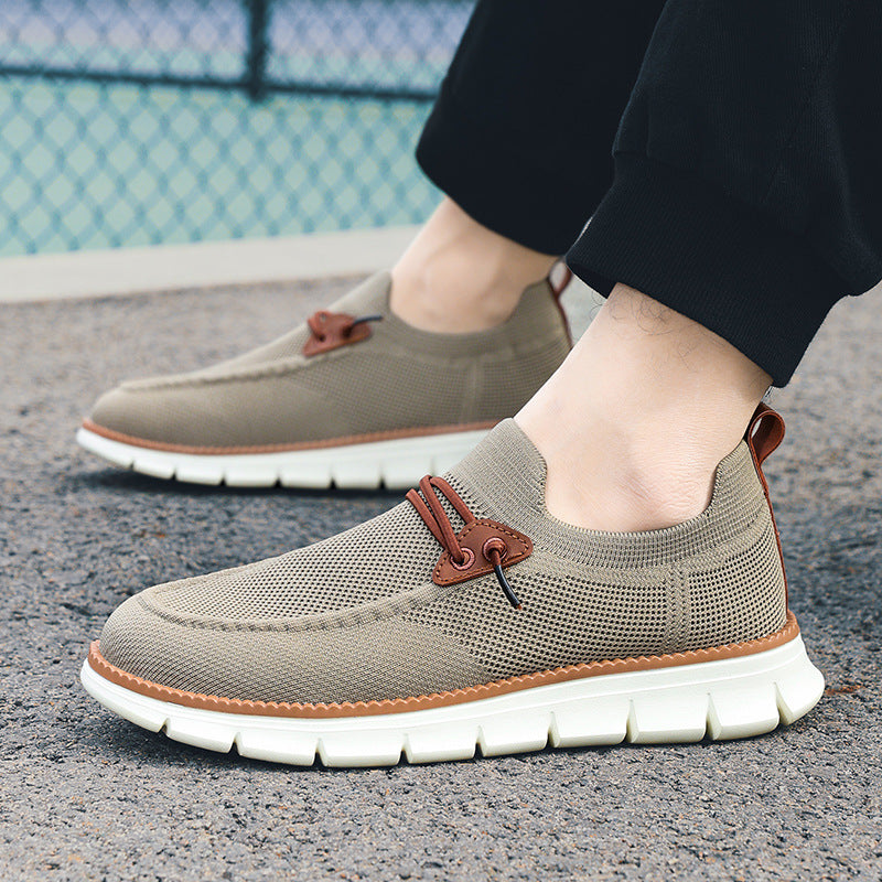 Damen Leichte Slip-On Sneakers mit atmungsaktivem Obermaterial