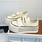 Damen Chunky Sneakers mit Klettverschluss und modischer Plateausohle R&B