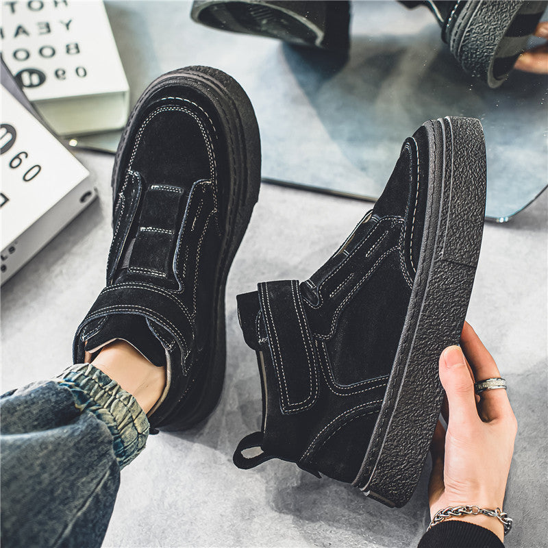 Damen Hohe Sneakers mit elastischer Einschlupf-Oberfläche und robustem Profil R&B