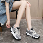 Damen Sportliche Sneakers mit atmungsaktiver Netzstruktur und griffiger Sohle R&B