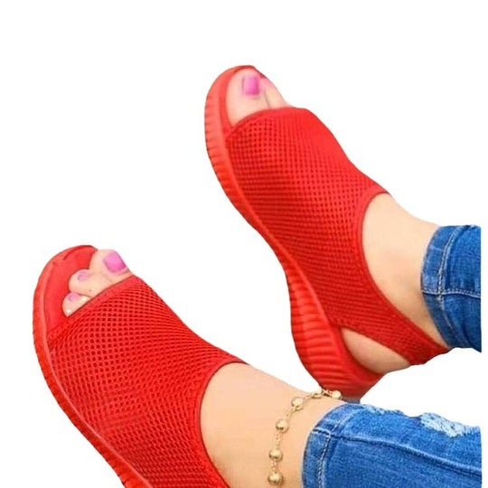 Damen Atmungsaktive Sandalen mit rutschfester Sohle und offenem Zehenbereich R&B