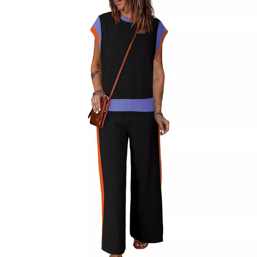 Damen Stylish Tracksuit mit modischen Farbkontrasten R&B