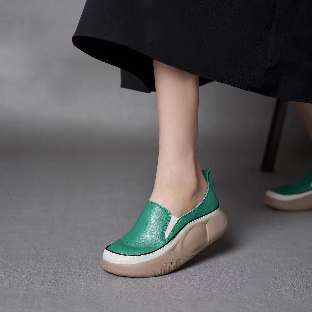 Damen Slip-On Sneakers mit ergonomischem Design und strukturiertem Obermaterial R&B