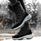 Damen winterliche Schneestiefel mit isolierendem Futter und rutschfester Sohle R&B