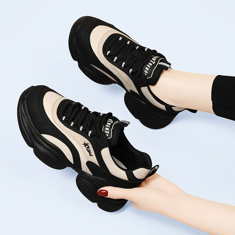 Damen Sportliche Chunky Sneakers mit rutschfester Sohle und dämpfendem Fußbett R&B