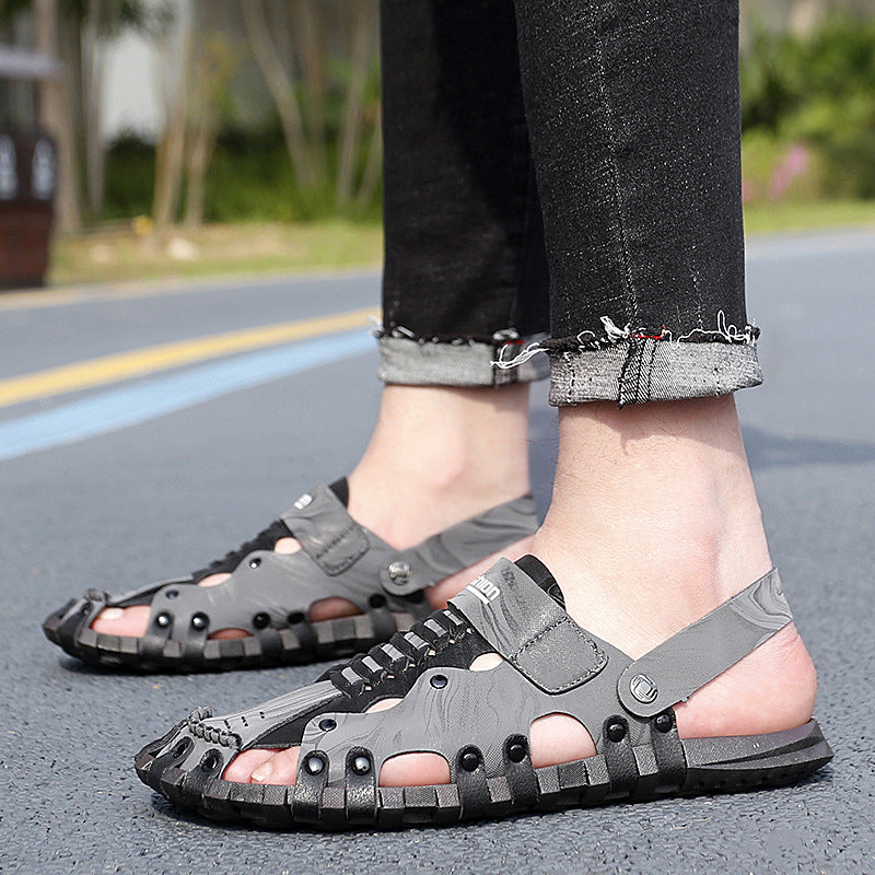 Damen Sportliche Wassersandalen mit verstellbarem Riemen und rutschfester Sohle R&B