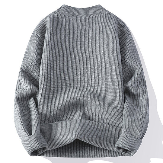 Damen moderner Strickpullover mit geometrischem Muster R&B
