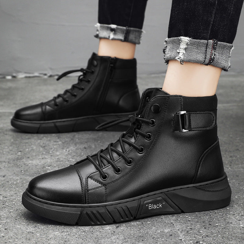 Damen Hohe Freizeitsneakers mit robustem Obermaterial und praktischem Klettverschluss