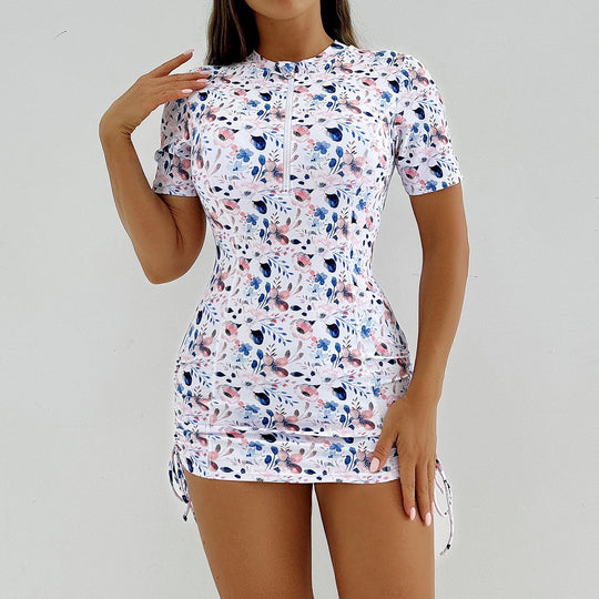 Damen Surf- und Sportanzug mit Reißverschluss und verstellbarem Bund R&B