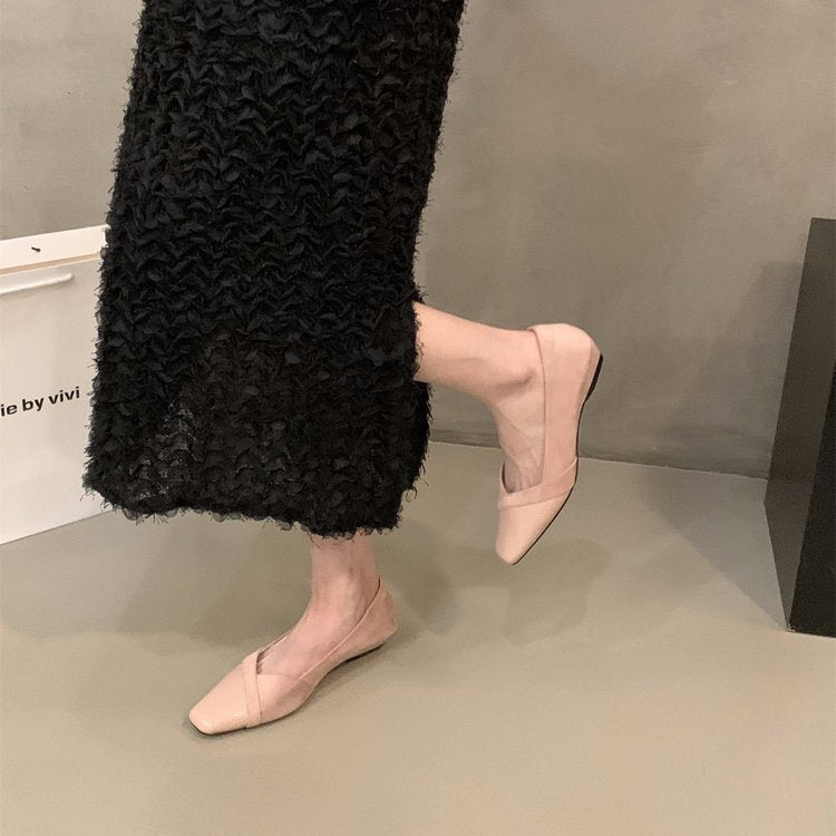 Damen elegante Slingback-Pumps mit modischem Glanz und komfortablem Fußbett R&B