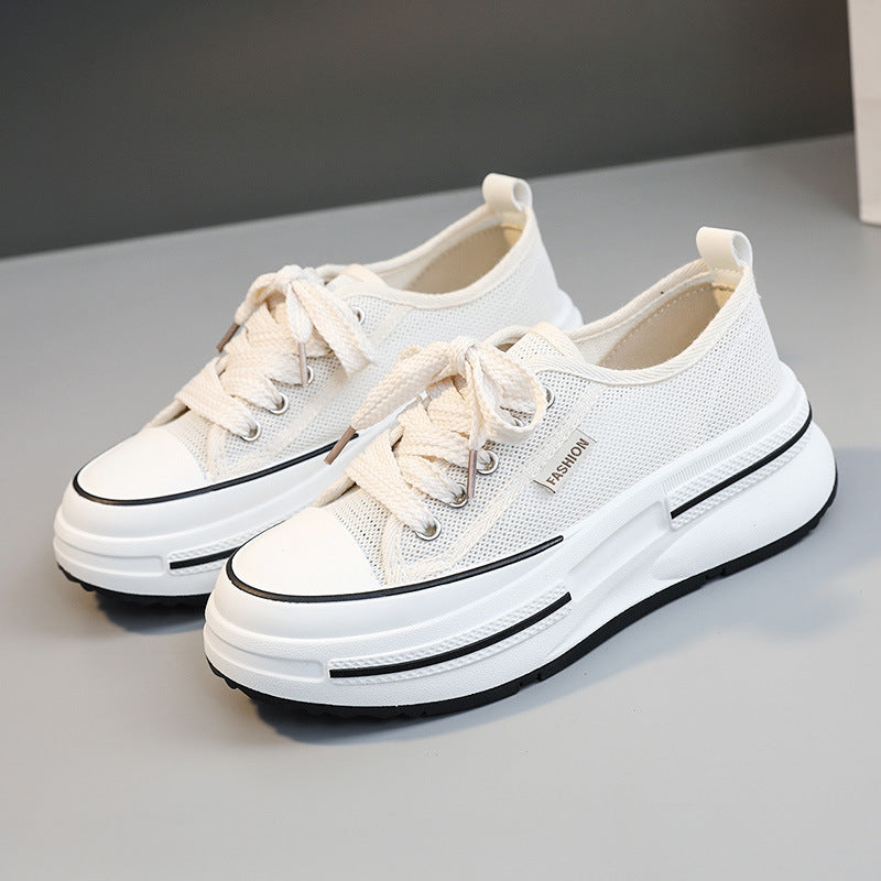 Damen Sportliche Sneakers mit atmungsaktiver Mesh-Oberfläche und trendigem Design R&B