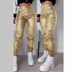 Damen Cargo-Hose mit elastischem Bund und praktischen seitlichen Taschen R&B