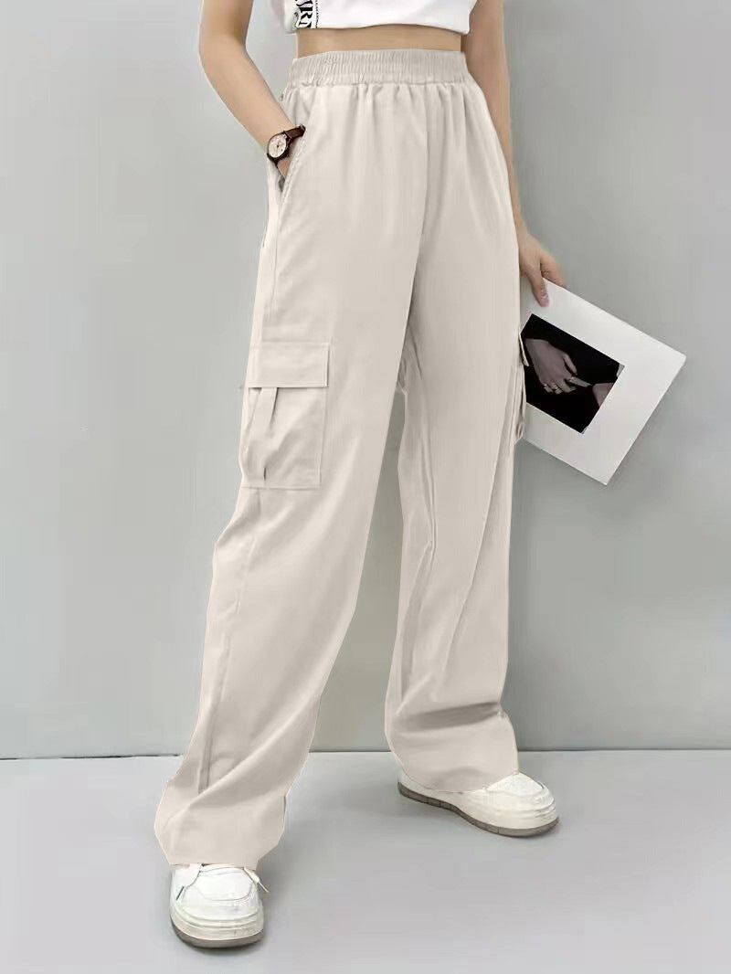 Damen Cargo-Hose mit elastischem Bund und praktischen Seitentaschen R&B