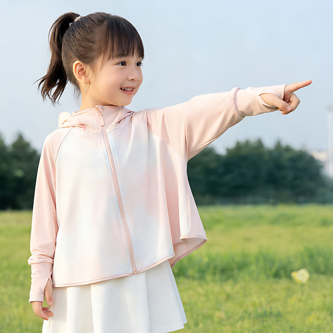 Kinder UV-Schutz Kapuzenjacke R&B