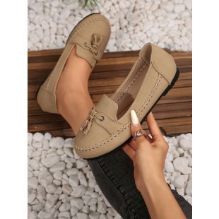 Damen Stilvolle und komfortable Ballerinas mit großem Schleifendetail R&B