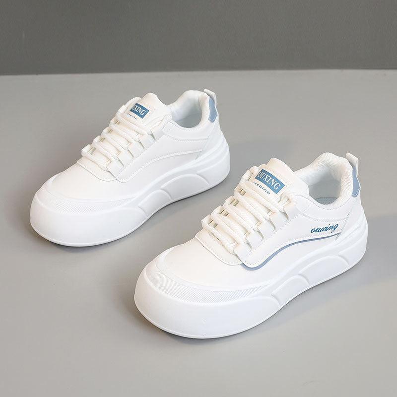 Damen modische Sneakers mit dämpfendem Komfort und elastischen Schnürsenkeln R&B