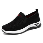 Damen Slip-On Freizeitschuhe mit atmungsaktivem Obermaterial