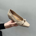 Damen Elegante und bequeme Pumps mit schickem Schleifenakzent und komfortablem Blockabsatz R&B