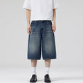 Damen Weite Denim-Culotte im lässigen Schnitt R&B