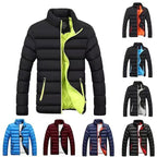 Herren nan gesteppte Thermojacke mit hohem Stehkragen und wasserabweisender Außenhülle R&B