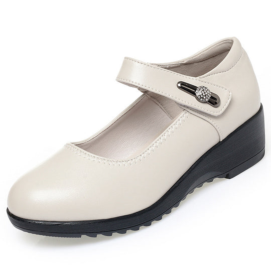 Damen Komfortable und elegante Mary Jane Schuhe mit modischem Riemen R&B