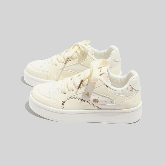 Damen Sneakers mit floralem Allover-Druck und bequemer Sohle R&B