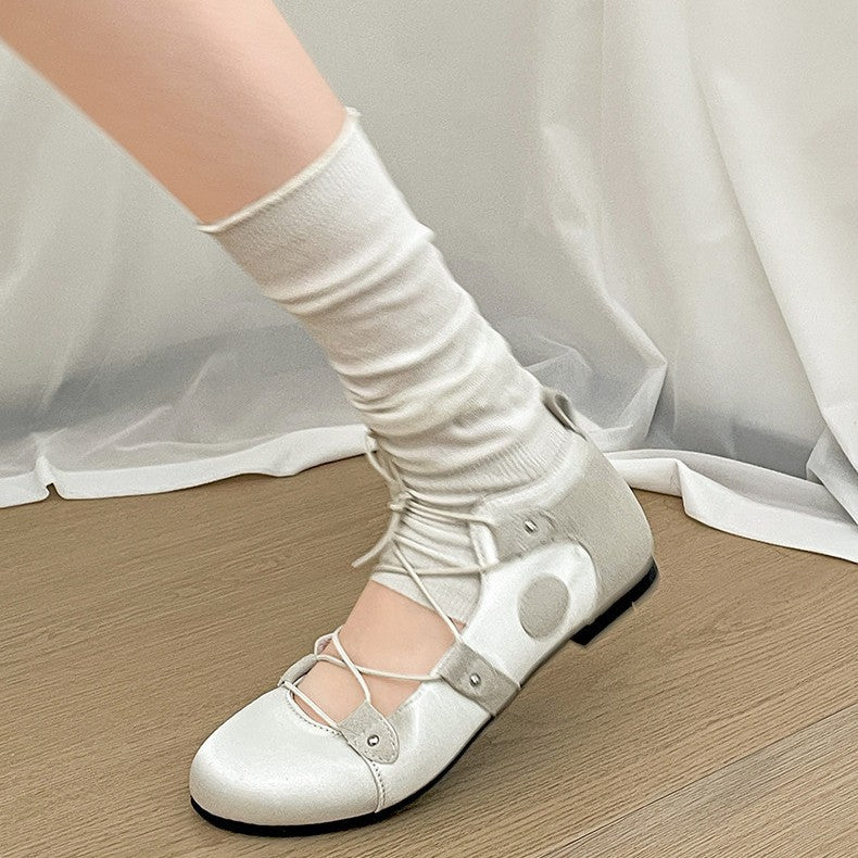Damen Ballettschuhe mit eleganten Schnürdetails R&B