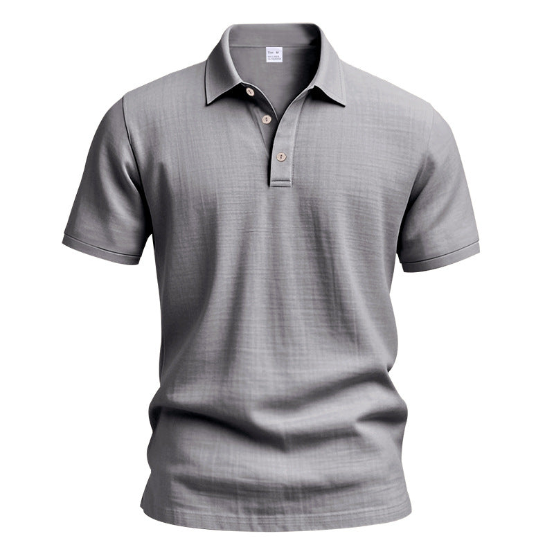 Herren Polo-Hemd mit strukturiertem Design und hochwertiger Baumwolle R&B