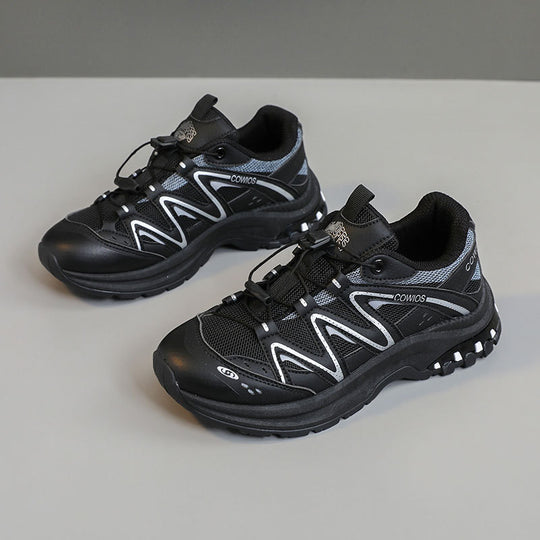 Damen Sportliche Laufschuhe mit elastischen Schnürsystem und atmungsaktiver Mesh-Oberfläche R&B