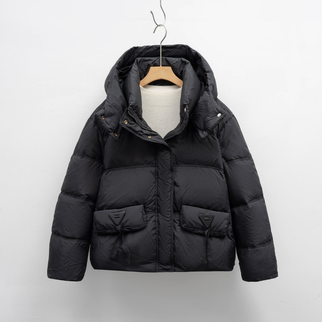 Damen Isolierte Steppjacke mit praktischen Taschen und Kapuze R&B