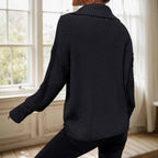 Damen lockerer Strickpullover R&B