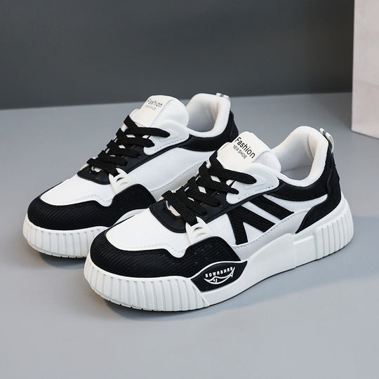 Damen sportliche Sneakers mit futuristischem Design und bequemer Dämpfung R&B