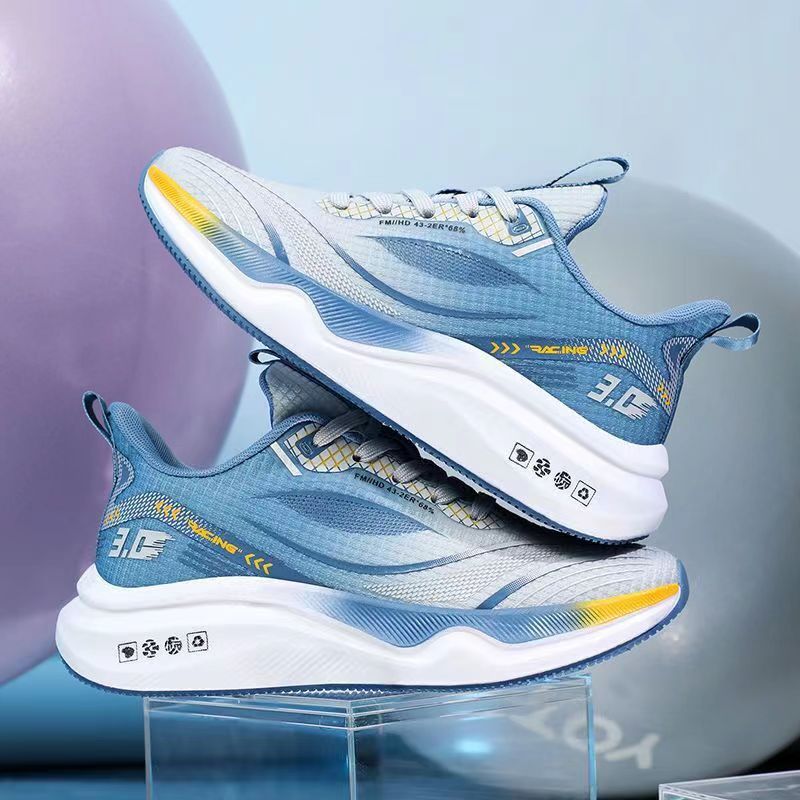 Damen leistungsstarke Laufschuhe mit atmungsaktivem Obermaterial und dämpfender Sohle R&B
