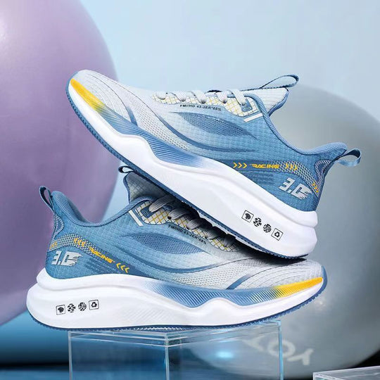 Damen leistungsstarke Laufschuhe mit atmungsaktivem Obermaterial und dämpfender Sohle R&B