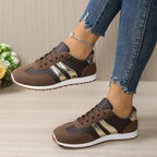 Damen Sportliche Sneakers mit Glitzerakzenten R&B