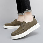 Damen Modische Leder Sneakers im sportlichen Design R&B