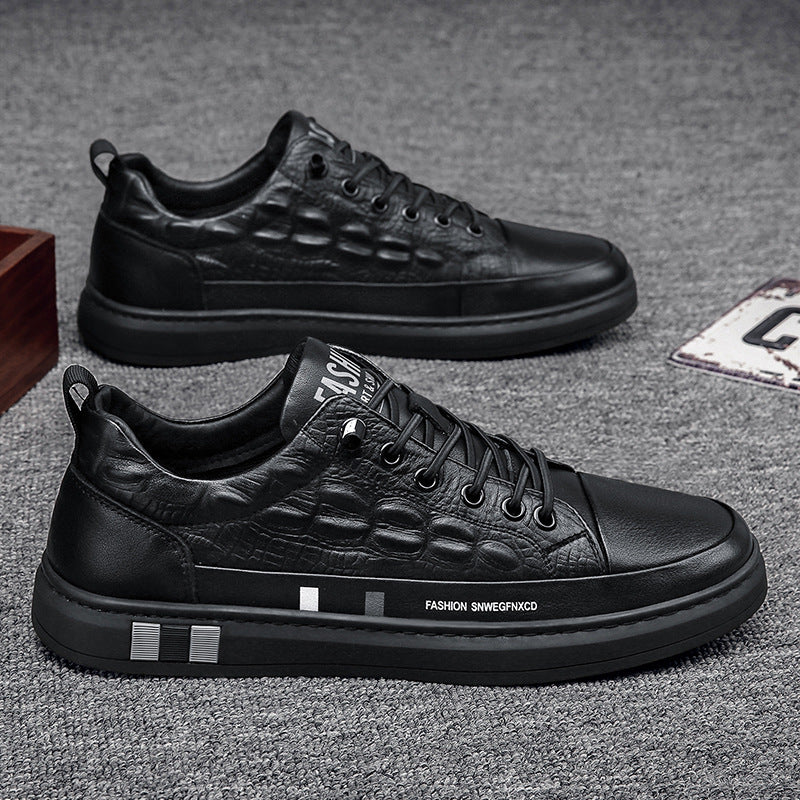Damen Komfortable Sneakers mit trendigem Krokodil-Design R&B