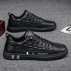 Damen Komfortable Sneakers mit trendigem Krokodil-Design R&B