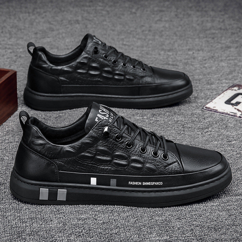 Damen Komfortable Sneakers mit trendigem Krokodil-Design R&B