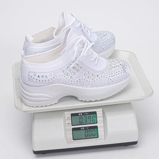 Damen Sportliche Sneaker mit atmungsaktivem Obermaterial und Komfortsohle R&B