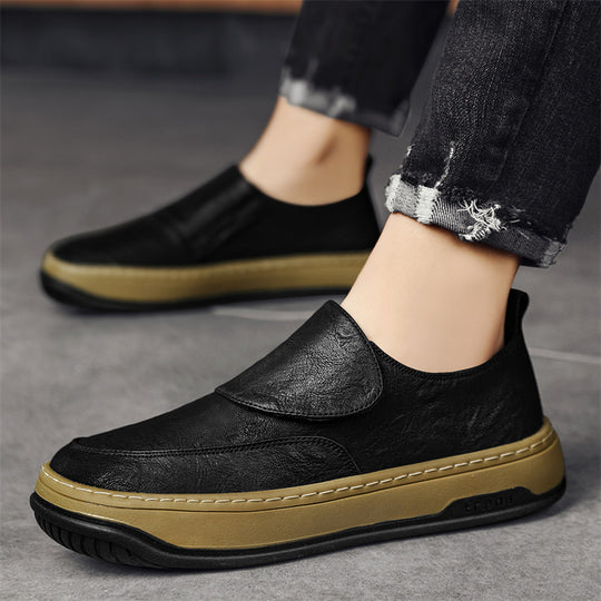Damen Modische Slip-On Sneaker aus hochwertigem Leder R&B