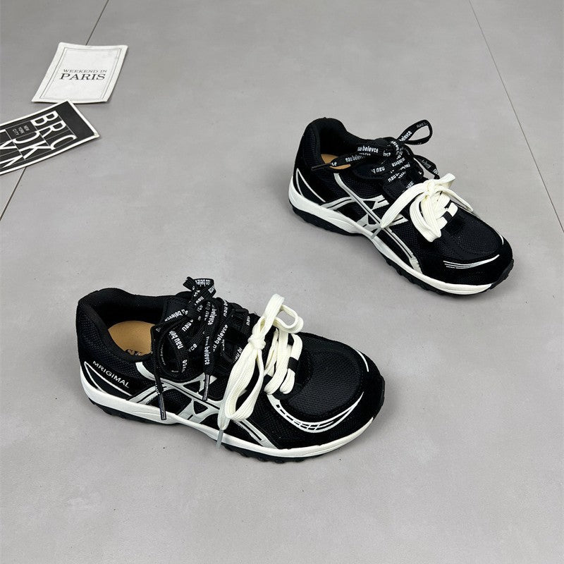 Damen sportliche Lauf-Sneaker mit dämpfender Sohlenkonstruktion und atmungsaktiver Mesh-Oberfläche R&B